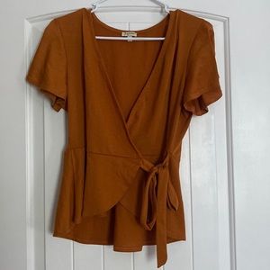 ORANGE BLOUSE